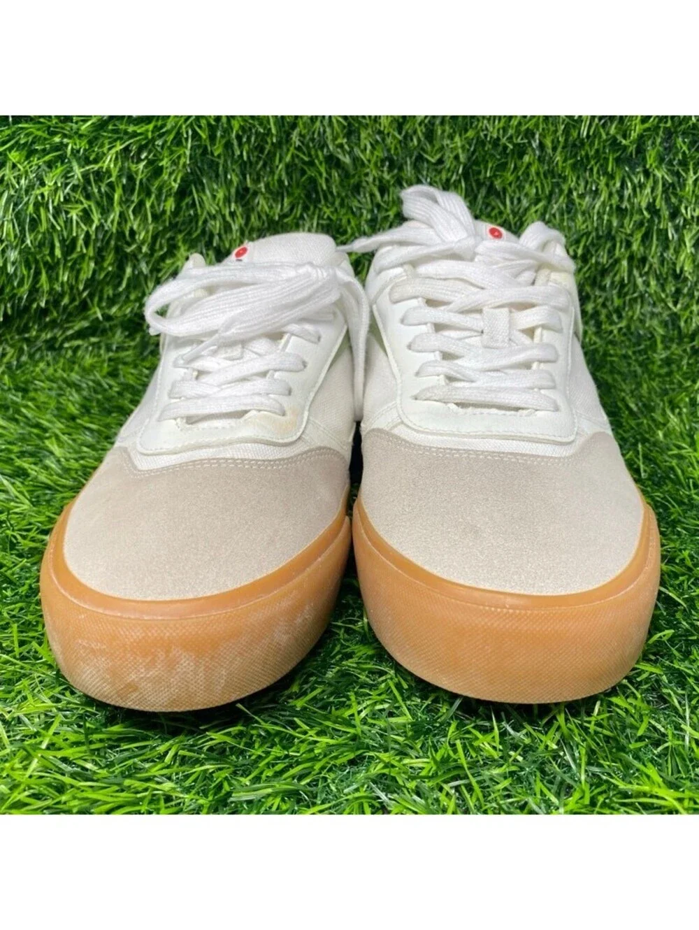 AIRWALK Shoes Mens 12 Huntington Sneakers White Faux Leather Casual MNAK23ES014